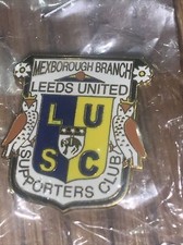 leeds united Mexborough Supporters Branch pin badge