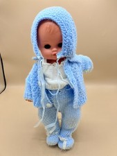 Vintage Sebino 1978 Italian Baby Boy Doll, Hard Body