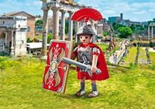 Playmobil Rare 70101 Roman Centurion In Rome Special Plus Italian Exclusive Set