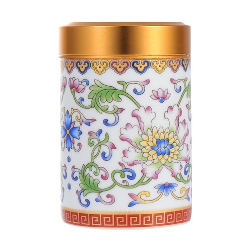 Porcelain tea jar - tea, ceramic