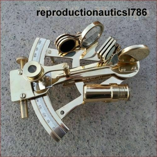 Brass sextant astrolabe - sextant,