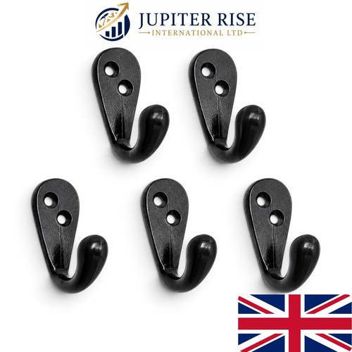 Cast iron wall hooks - 5, pack