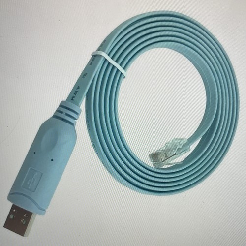 Blue usb rj45 serial - 1.8m,