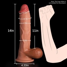 14 Inch Suction Cup Dildo Sex