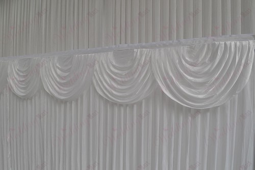 White detachable swag for - 6m,