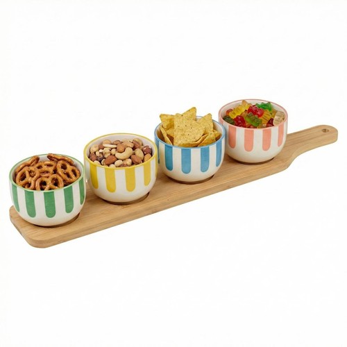 Pcs porcelain serving set - 5,