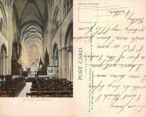 Vintage postcard chichester - -,