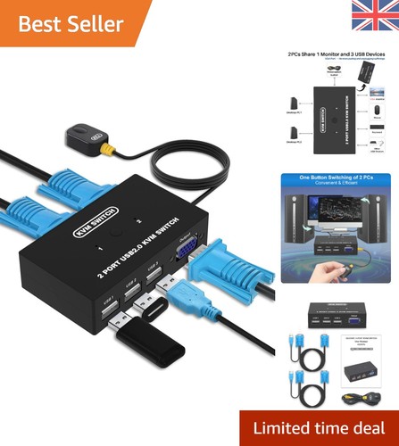 Port vga kvm - 2-port,