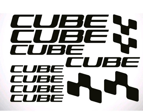 Cube bike stickers vinyl decal - bike,