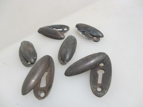 Victorian bronze keyhole - bronze, cover
