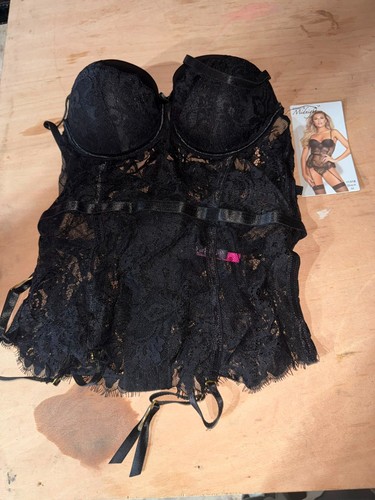Lace bustier corset garter - lace,