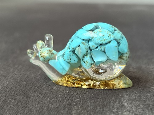 Snail figurine natural - figurine,