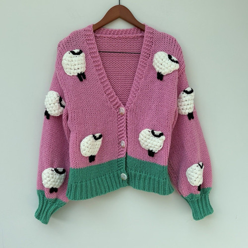 Women cider sheep - , patchwork
