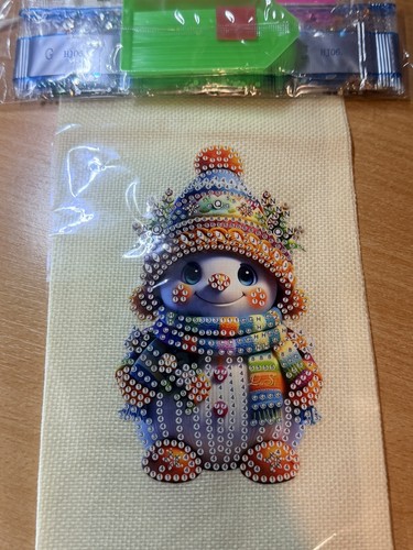 Diamond painting bottle bag - diamond,