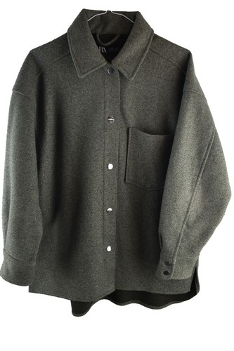 Zara grey overshirt jacket - grey,