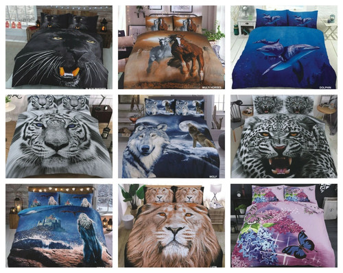 Animal print duvet - 3d,