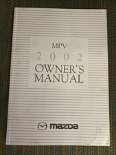 2002 Mazda MPV Minivan Factory