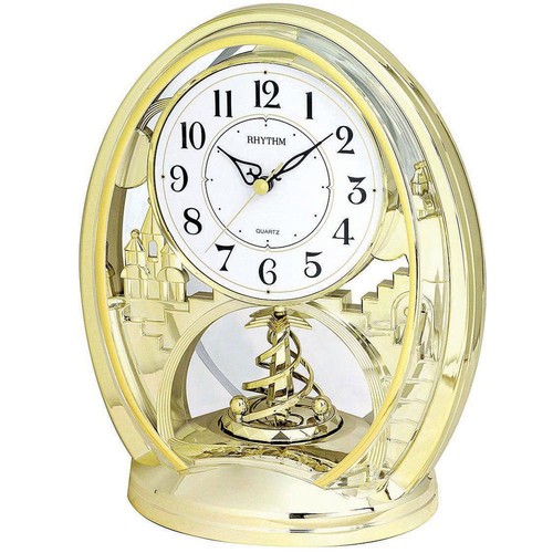 Rhythm quartz mantel clock - mantel,