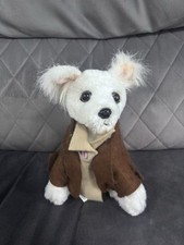 VGC Nintendo Nintendogs White Chihuahua Dog Rotating Head Soft Plush Toy 6"