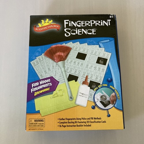 Fingerprint science kit fbi - science,