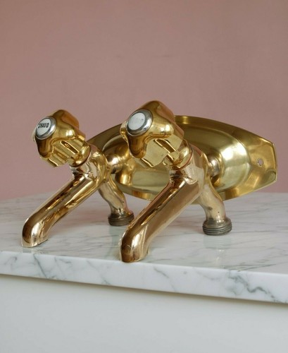 Art deco taps brass french - art,