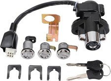Key Ignition Switch Lock Set Replacement  For Jonway YY250T 250cc Moped Scooter