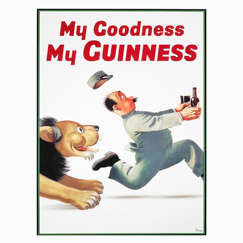 Guinness retro metal tin - my,