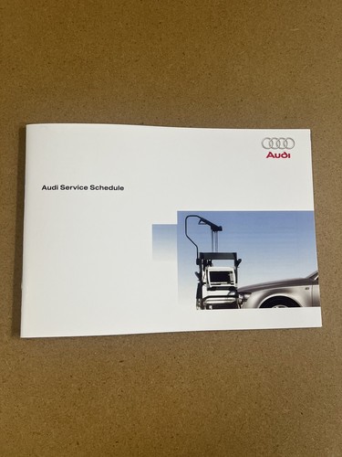 Audi service book - audi,