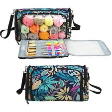 Knitting Storage Bag Wool Tote Crochet Hook Needles Accessories Organiser Holder