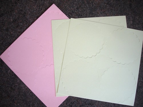 Scalloped circle die cuts - die-cuts, 2