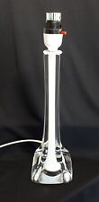 VINTAGE 1960'S MCM SWEDISH FLGSFORS PAUL KEDELV WHITE GLASS TABLE LAMP BASE
