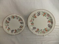 c4 Pottery Wedgwood - Roseberry - oven-to-tableware dishwasher proof plates XXXX