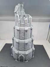 Castle Tower Ruins Terrain Tabletop Scenery DND Fantasy Modular LOTR Battle