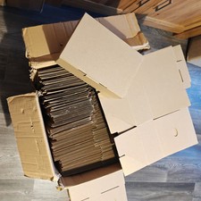 x100 Die Cut Folding Lid Cardboard Boxes Royal mail Small Parcel Shipping box