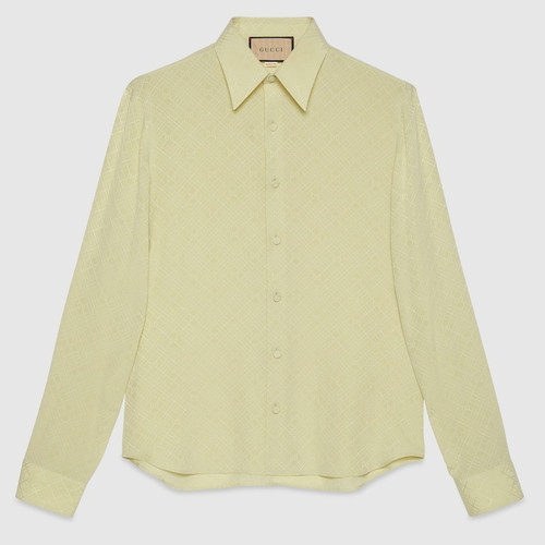 Gucci silk crêpe shirt - gucci,