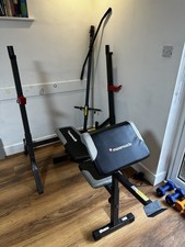 Maximuscle Weights Bench With Preacher Curl, Cable And Squat Rack