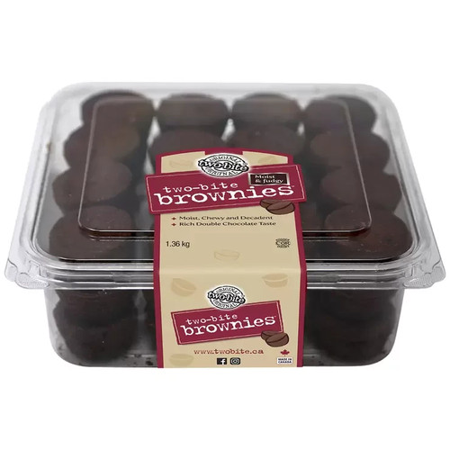 Two bite brownies rich - bite,