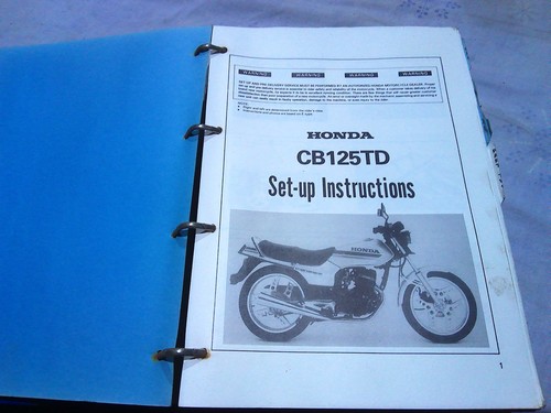 1980s honda cb125td setup - honda,