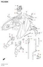 Suzuki Genuine 3 Way GSX-R750 L1-L7 Body 09367-06007-000