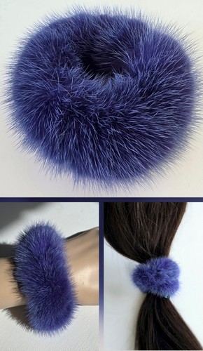 Mink hair bands fur - hair, scrunchie