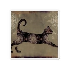 Die cut fridge magnet - fridge, cat