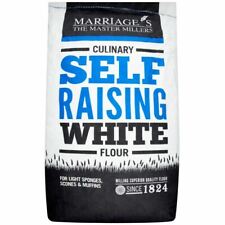 Marriages Culinary Self Raising Flour 16kg For Light Sponges Muffins White Flour