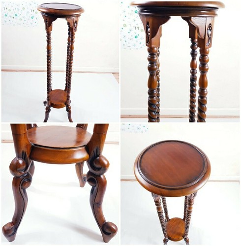 Antique plant stand tall - plant,