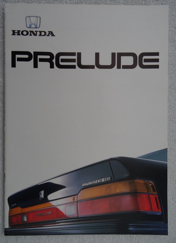 Honda prelude brochure 1988 - prelude,