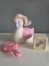 Tonka Keypers Vintage Toy. Baby Keyper Swan 'Belle'. Retro Keepers 80s Toy