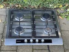 Siemens Gas Hob - 587mm Wide x 510mm Deep- Brushed Stainless Steel Drop In 60cm