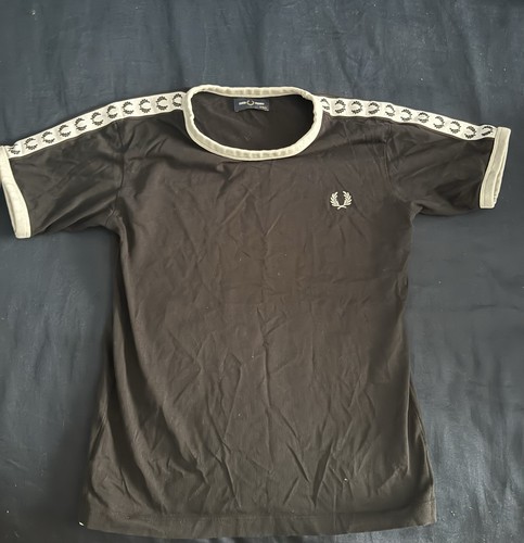 Boys black fred perry - boys, tape