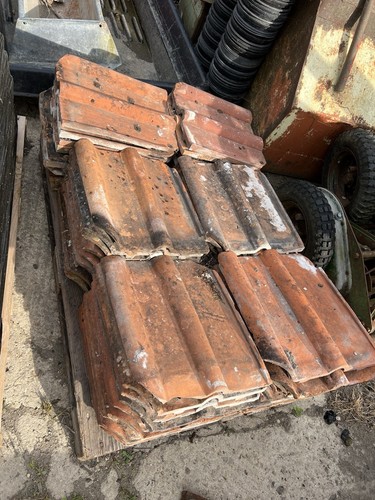Terracotta pan tiles reclaimed - pan,