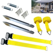 For Fiamma F45 F65 F80 Tie Down S Yellow Awnings Caravan Motorhome Camping Kits