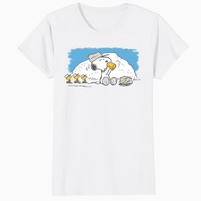 Peanuts Snoopy Woodstock Scouts Adventure Leader Retro Official Women's T-Shirt